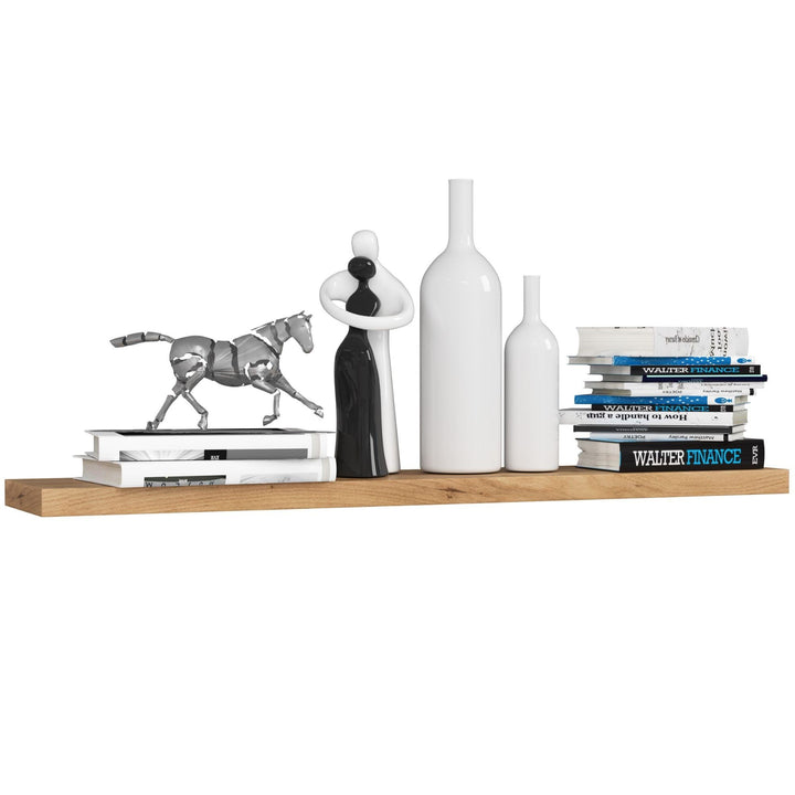 AKORD Wandregal PS-5 100 cm | Bücherregal Spielzeug Blumen Dekorationen | für Wohnzimmer Schlafzimme