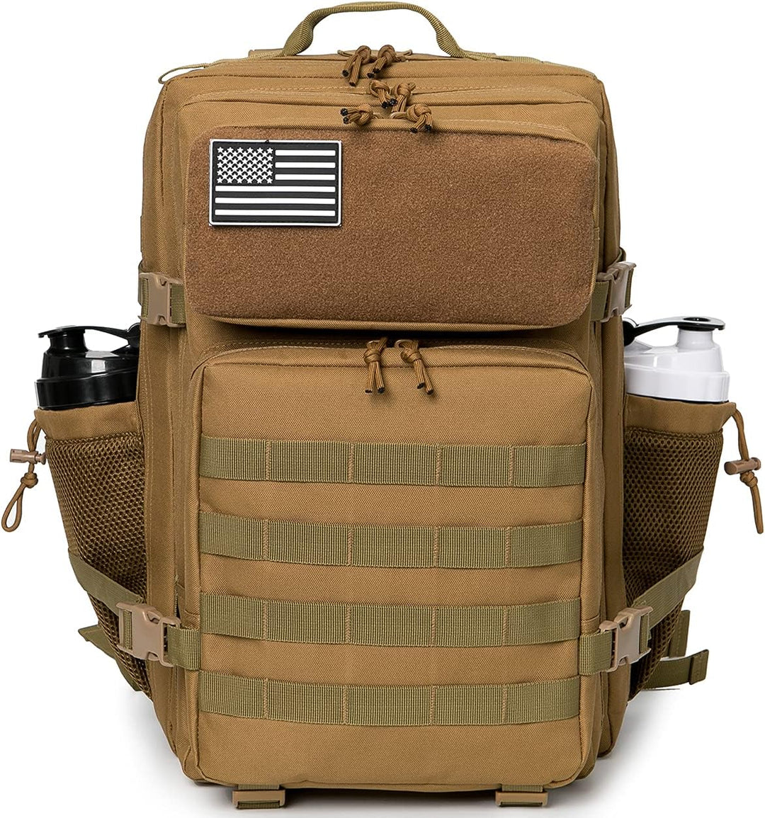 QT&amp;QY Taktischer MilitäR Rucksack Herren Gross 25l/35l/45L Bundeswehr Rucksack 3 Tage Molle Armee Ru