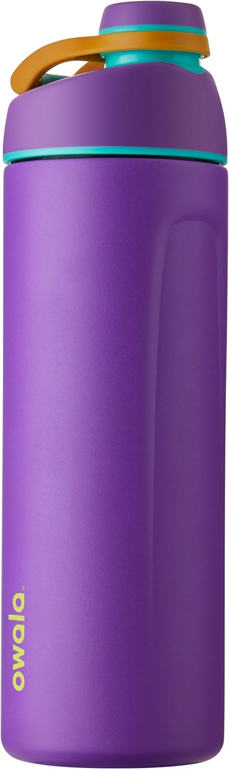 Owala Twist Edelstahl Trinkflasche mit Drehverschluss, 710ml, Hint of Grape 710 ml Hint Of Grape, 71