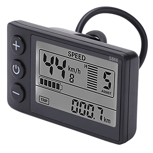 Aramox S866 LCD Display Controller 7 Polig S866 Display Elektrofahrrad LCD-Display Digital Mess Fahr