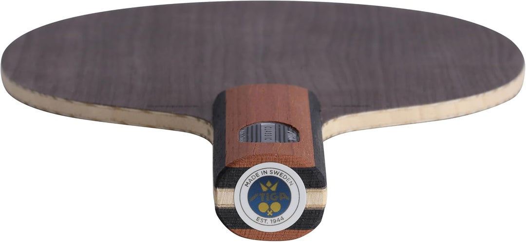 STIGA Unisex - Adult Offensive Classic Table Tennis Blade Classic Gerade Wood, Classic Gerade Wood