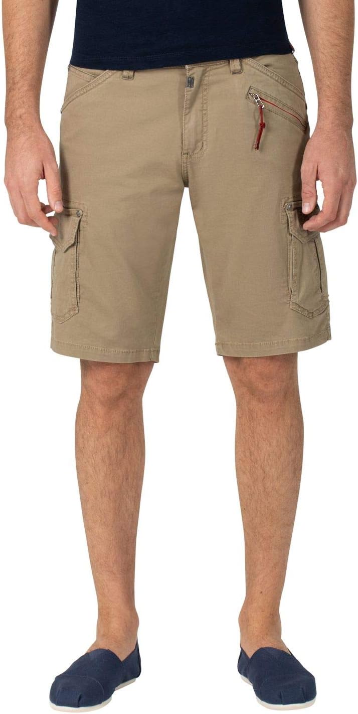 Timezone Herren Regular Rykertz Shorts 31 Grün (Safari Khaki 4084), 31 Grün (Safari Khaki 4084)