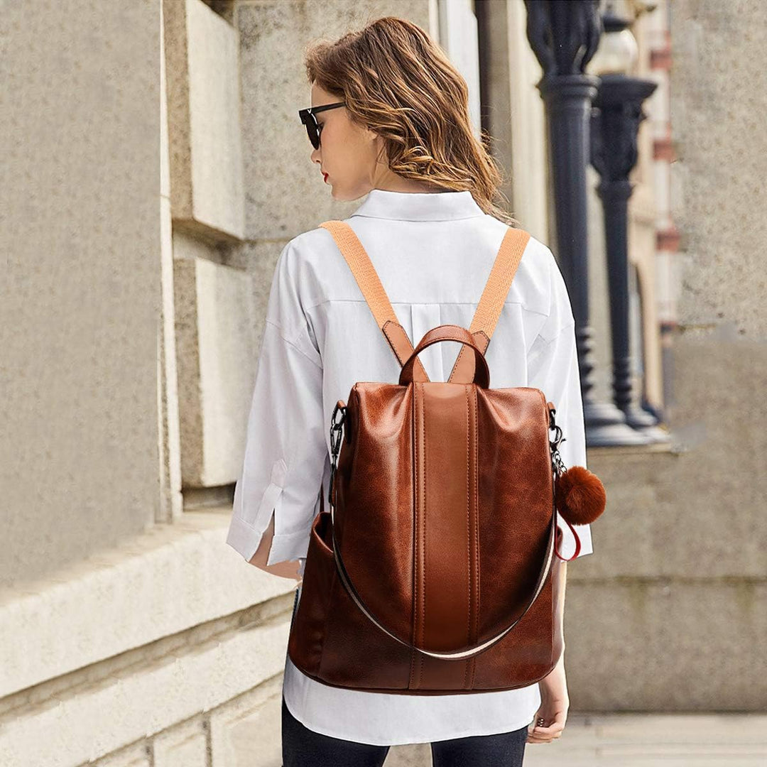 NICOLE & DORIS Rucksack Damen Rucksackhandtaschen Mode Rucksack Schulter Tasche wasserdichte Anti-Di