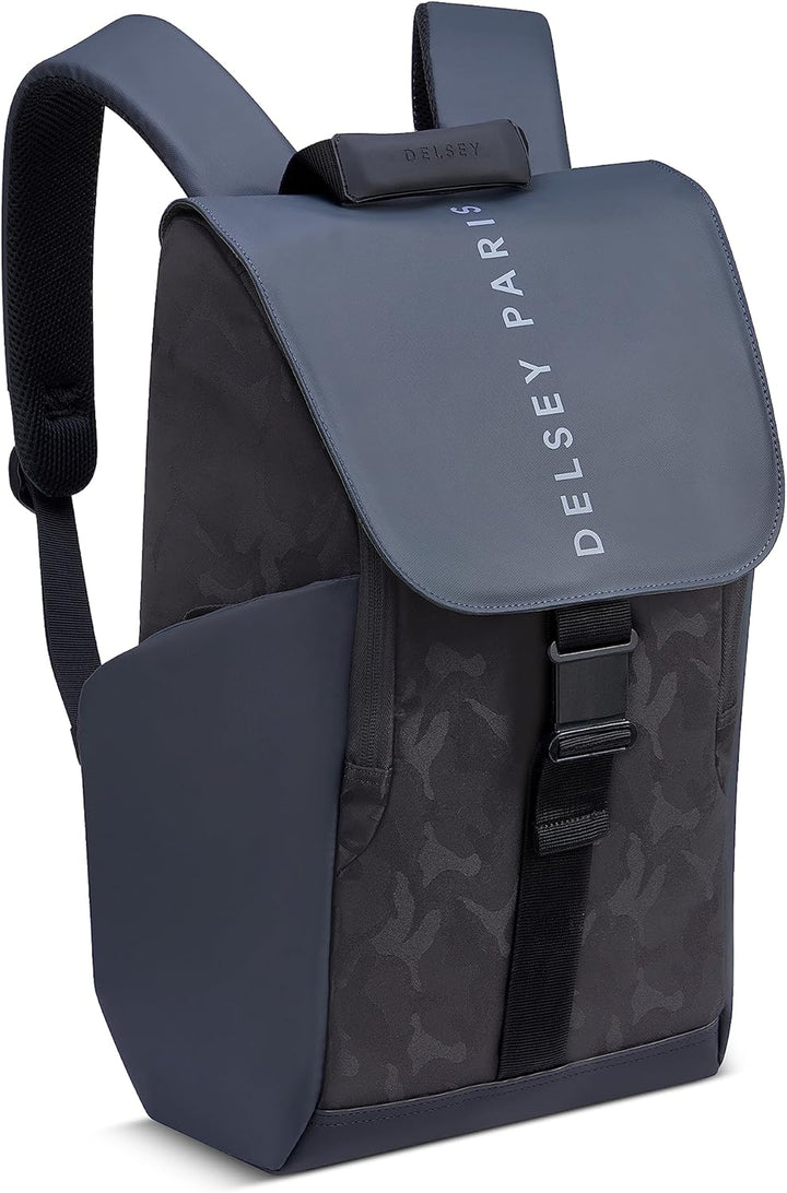 DELSEY PARIS - SECURFLAP - Weicher Rucksack - 45x31x14 cm - 21 Liter - S - Army, Army