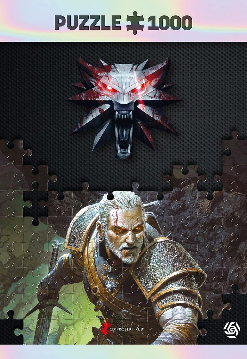 Good Loot The Witcher Dark World Puzzles Premium Box Sack Poster Computerspiel Spielepuzzles für Jug