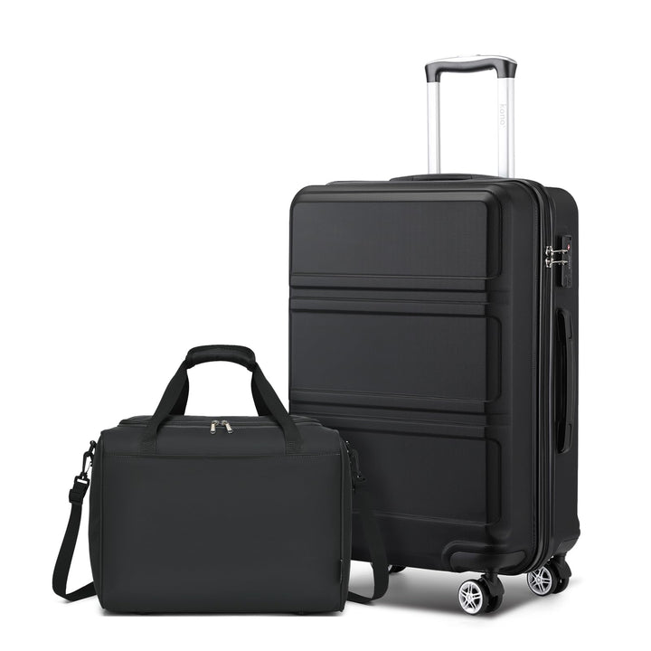 KONO Mittelgross Reisekoffer Rollkoffer Set Gepäcksets 2 Teilig, 65cm Mittelgross Trolley Koffer mit