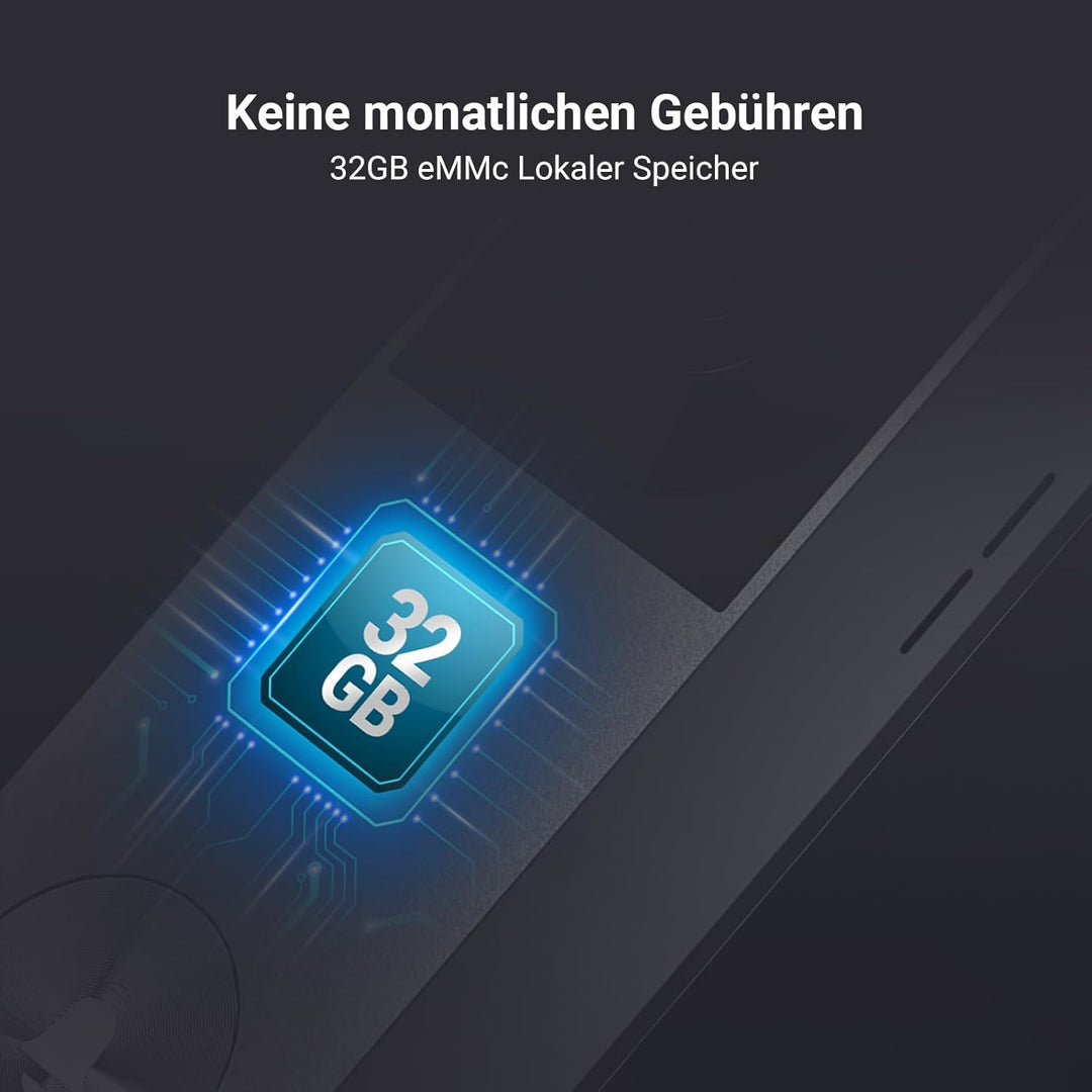 EZVIZ Kabellose Türklingel mit Solarpanel, Video Türklingel mit 2K Kamera, Farbnachtsicht, Personene