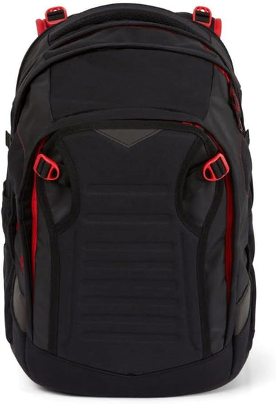 satch Match Schulrucksack Set 2tlg. mit Schlamperbox Fire Phantom