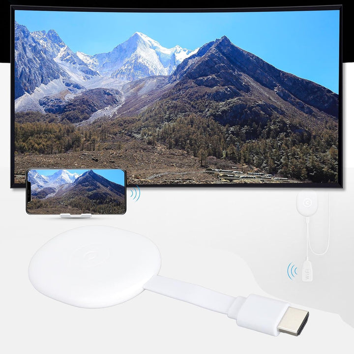 Ejoyous Wireless HDMI Dongle für TV, Full HD Wireless Display Adapter Wi-Fi TV Dongle Drahtloser Sma
