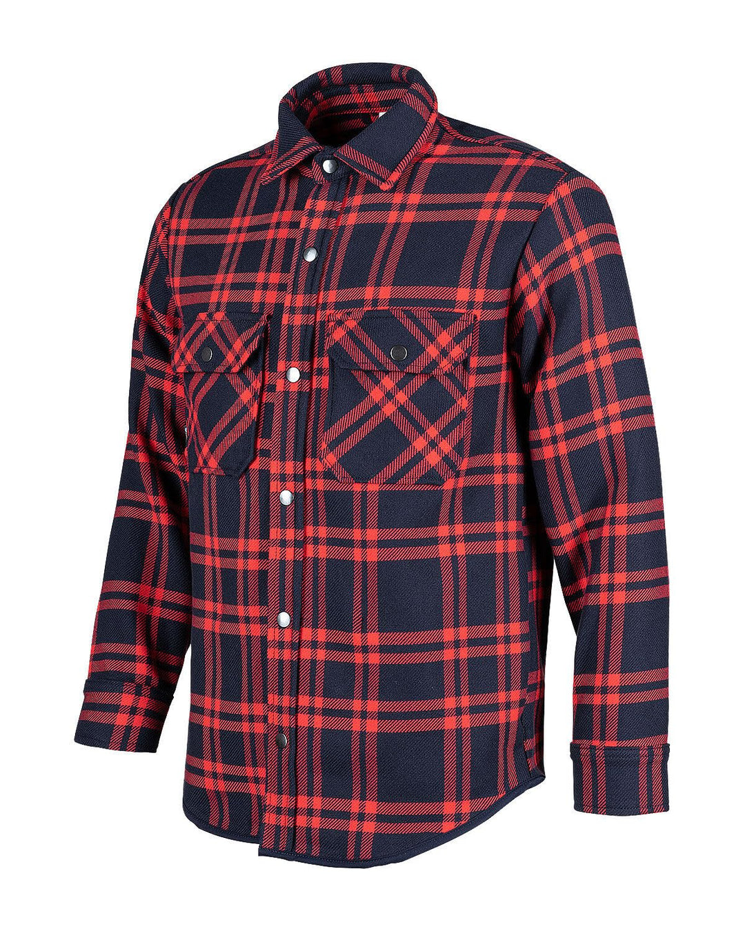 orgnatur® - Hemdjacke Milan - Kariertes Arbeitshemd  aus Bio-Baumwolle - Hemd im Holzfäller-Look - r