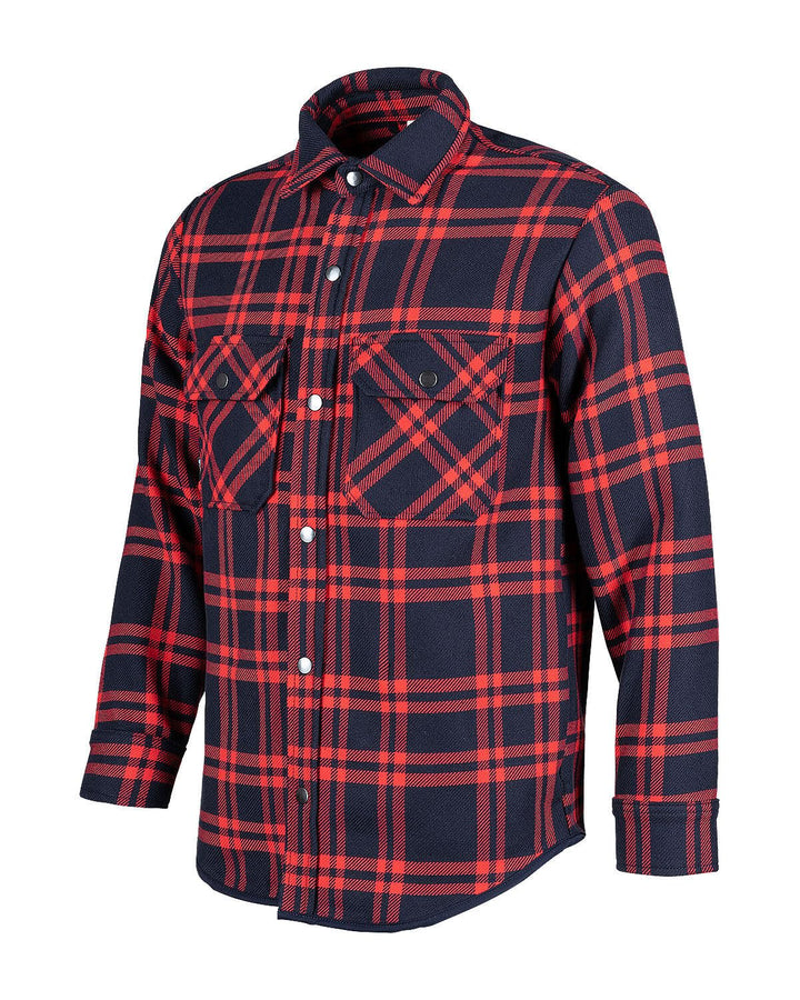 orgnatur® - Hemdjacke Milan - Kariertes Arbeitshemd  aus Bio-Baumwolle - Hemd im Holzfäller-Look - r