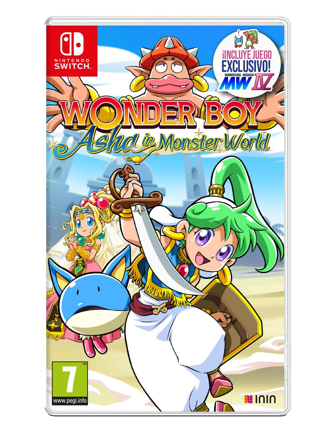 JustForGames Boy Asha in Monster World – Schalter, 18WONWO2