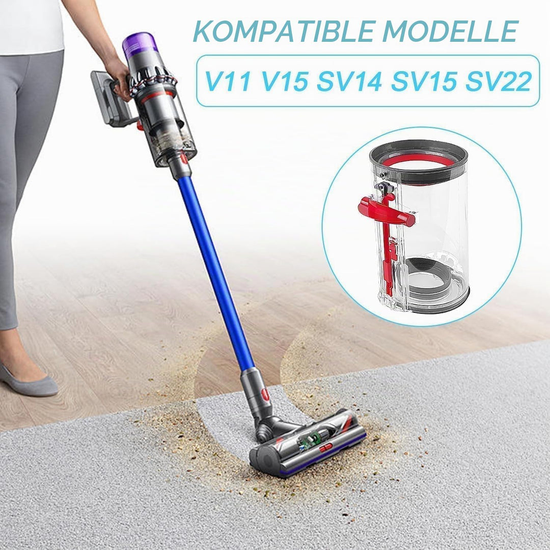 Hochwertiger Ersatz-Staubbehälter für Dyson V11 V15 SV14 SV15 SV22 Staubsauger, für Dyson Staubsauge