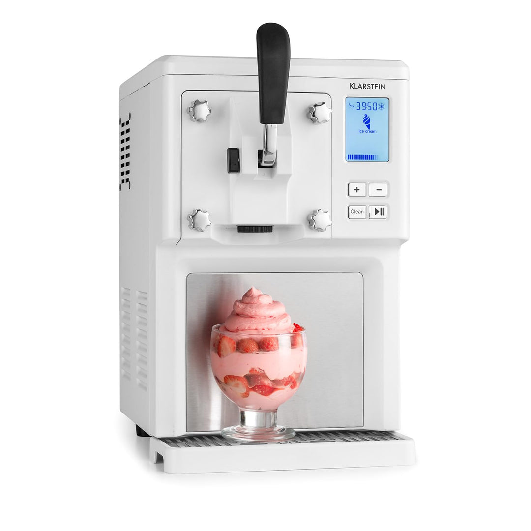Klarstein Sweet Sundae - Eiscrememaschine, 1,5 Liter, mitselbstkühlendem Kompressor, 200 Watt, Ausga