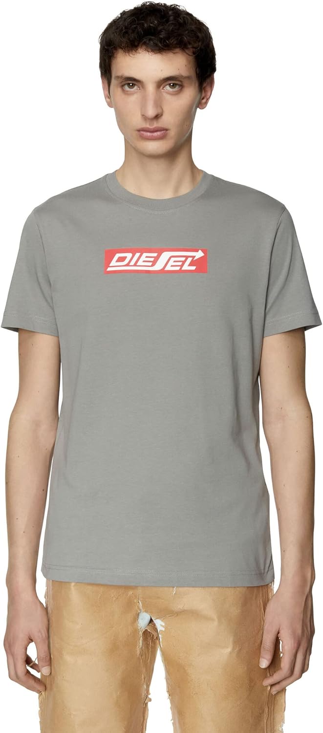 Diesel Herren T-diegor-d T-Shirt S Olivgrün, S Olivgrün