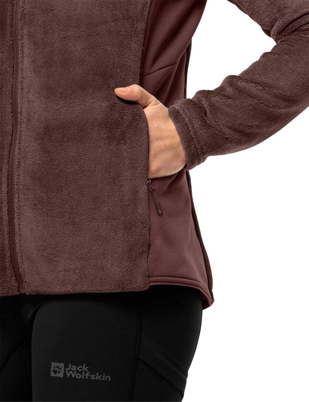 Jack Wolfskin Damen Rotwand Fz W Jacket S Dark Maroon, S Dark Maroon