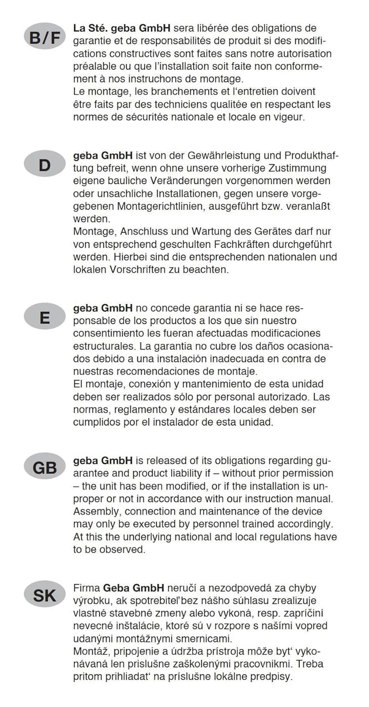 ES-Wende/Tast/Raster Schalteinsatz ES-2T(R)/2 geba Schalteinsatz, europäisch patentiertes System, sc