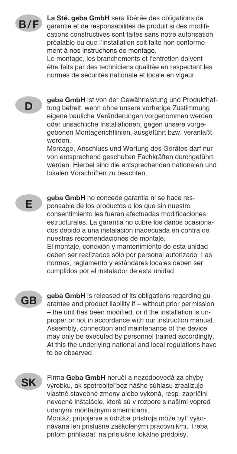 Schlüsseltaster Unterputz geba 2-seitig tastend US 1-2T/1 121.1301.1A, inkl. DIN Profilhalbzylinder