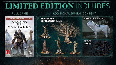 Assassin's Creed Valhalla - uncut - Limited Berserker Edition (Inkl. Bonus DLC per Email) - Deutsche