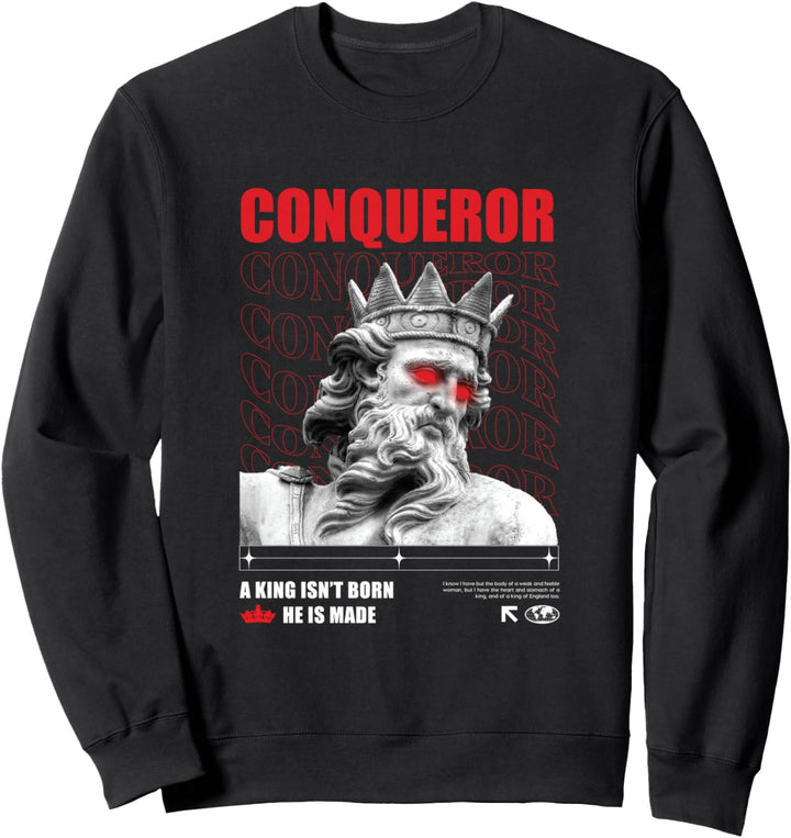 Conqueror Sculpture Greek - Sad Aesthetic Edgy Streetwear Sweatshirt