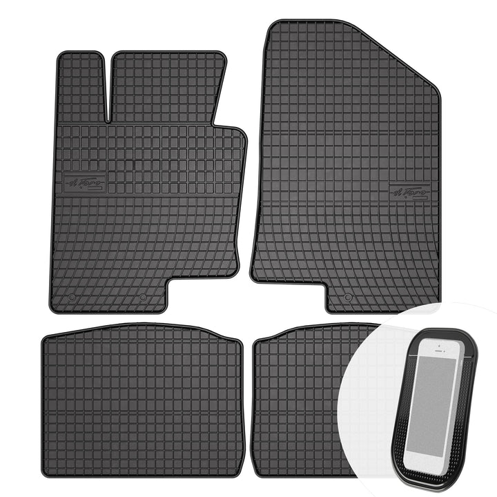 Gummimatten Auto Fussmatten Gummi Automatten Passgenau 4-teilig Set - passend für Kia Optima III 201