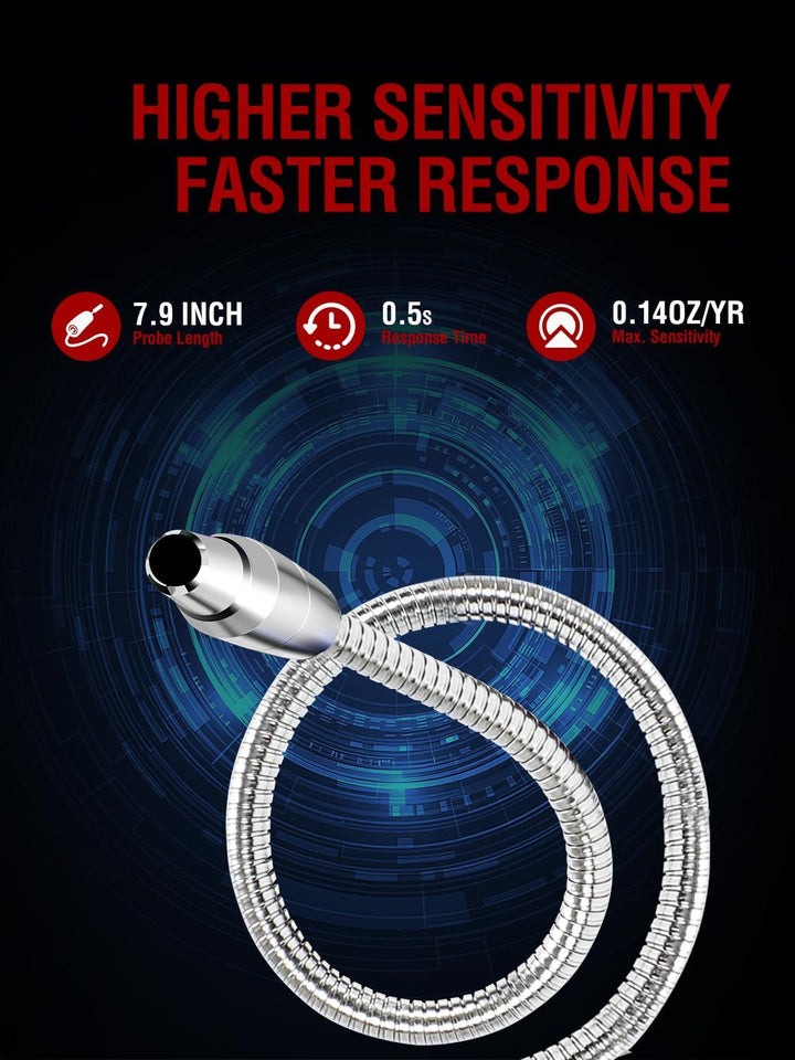 Kältemittel Lecksuchgerät mit LED-Licht, WJL-6000 PRO Halogen Detektor Lecksuchgerät Freon-Gasleckte