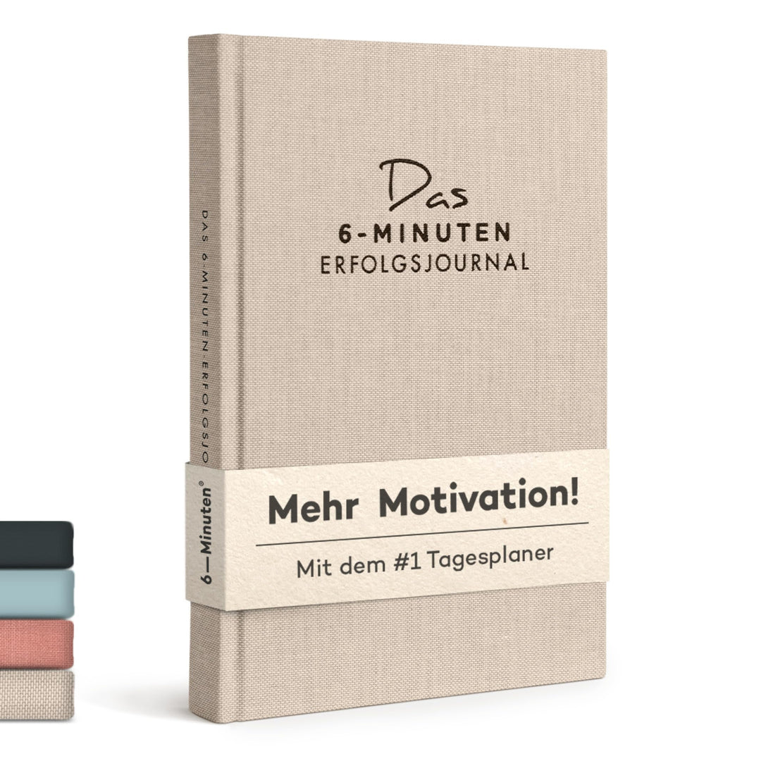 Das 6-Minuten Erfolgsjournal | Tagesplaner für mehr Motivation, Selbstreflexion & Erfolg | A5, undat