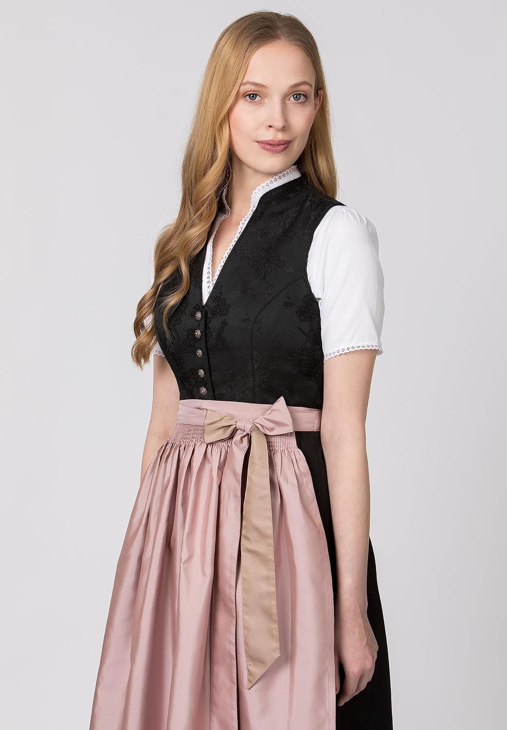 Stockerpoint Damen Schürze Kristin Dirndlschürze, Rose, Regular