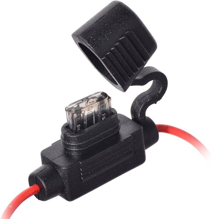 Bingfu Autoradio Antenne FM AM Auto Antenne mit Signalverstärker, 12-V-Netzteil, DIN-Stecker, Adapte