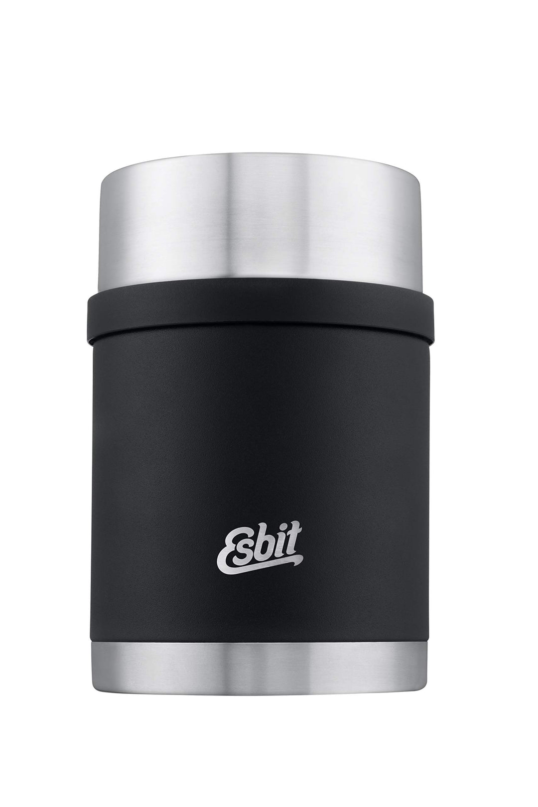 Esbit Thermobehälter Sculptor für Essen - Warmhaltebehälter 750 ml in Schwarz - aus Edelstahl für wa