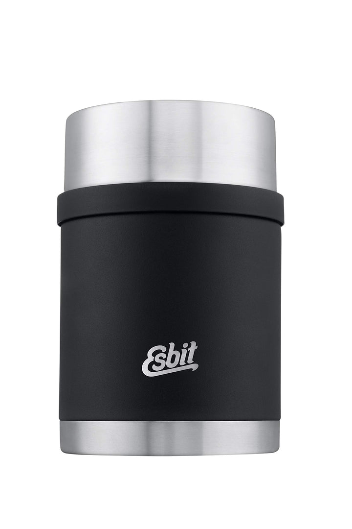 Esbit Thermobehälter Sculptor für Essen - Warmhaltebehälter 750 ml in Schwarz - aus Edelstahl für wa