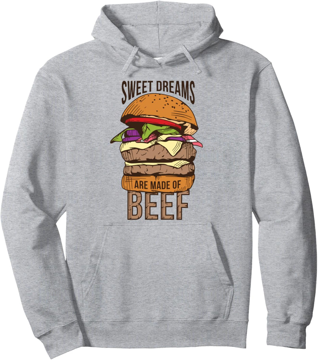 Sweet Dreams are Made of Beef Witziges BBQ Burger Grillen Pullover Hoodie