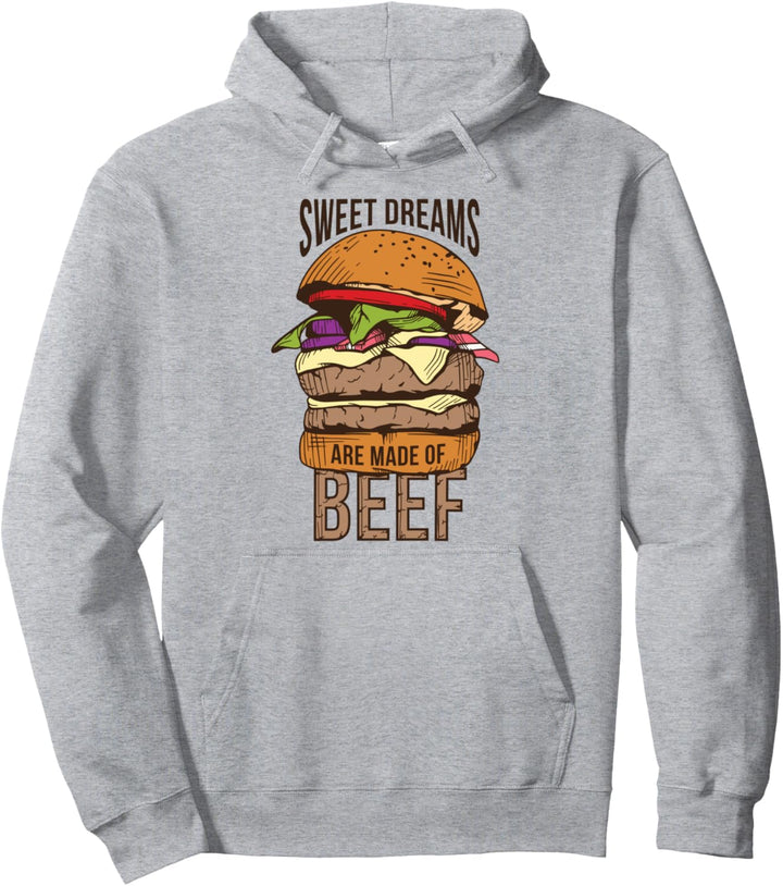 Sweet Dreams are Made of Beef Witziges BBQ Burger Grillen Pullover Hoodie