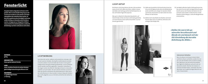 STUDIO: Licht-Setups und Bildideen für gelungene Porträts. Menschen fotografieren im Heim- und Miets