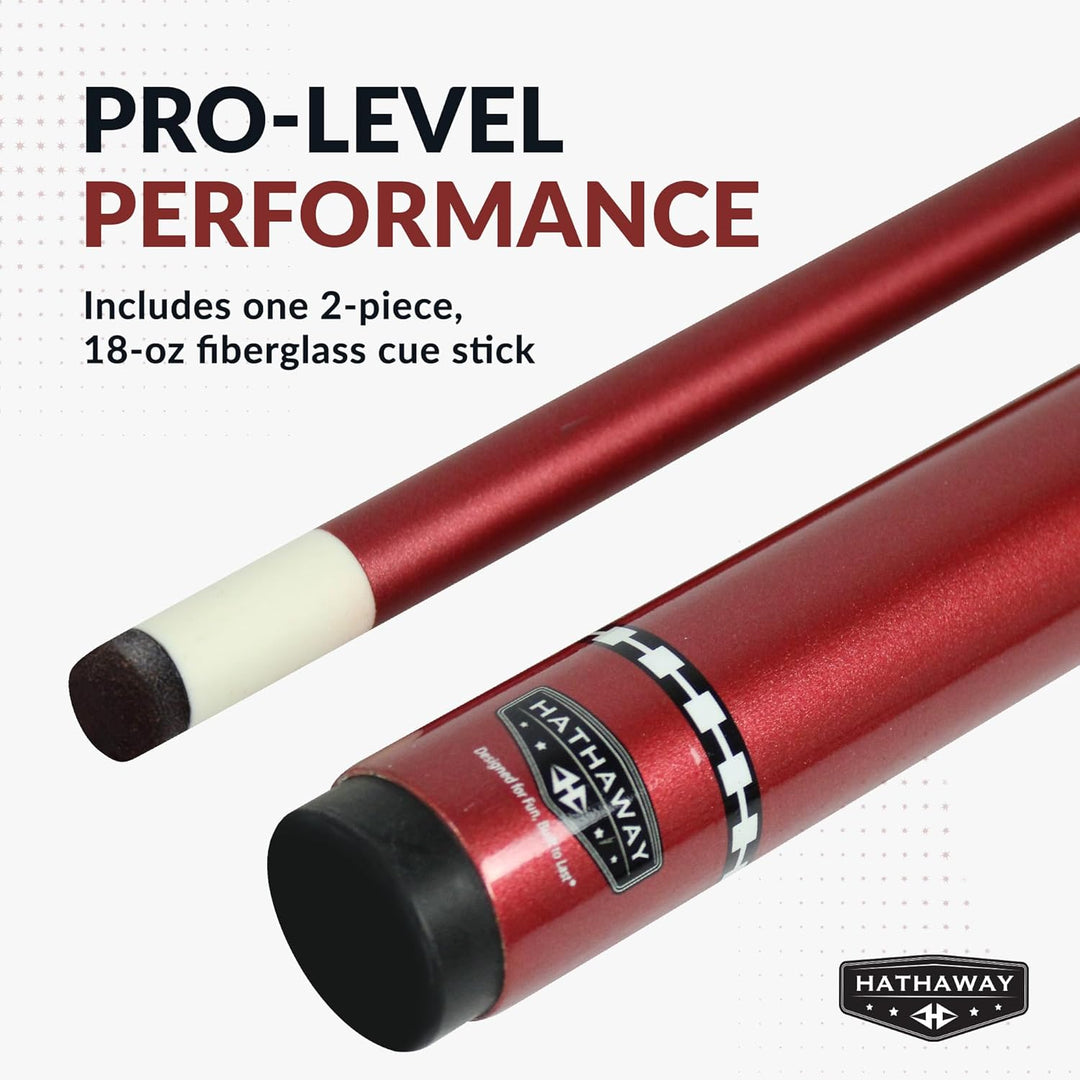 Hathaway Unisex-Erwachsene Conquest Queue aus Fiberglas, 147,3 cm, Rot, 147 cm, RED, Color