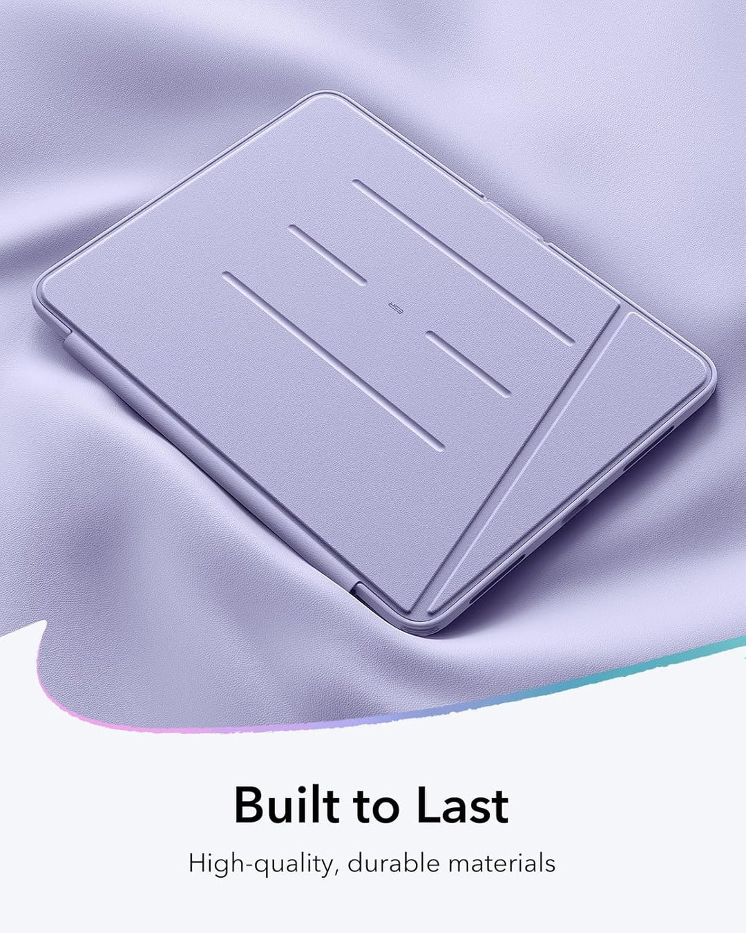 ESR Hülle für iPad Air 13 Zoll (2026/2025/2024) M4/M3/M2, Vertikale Stand, Mehrere Standwinkel, Ultr