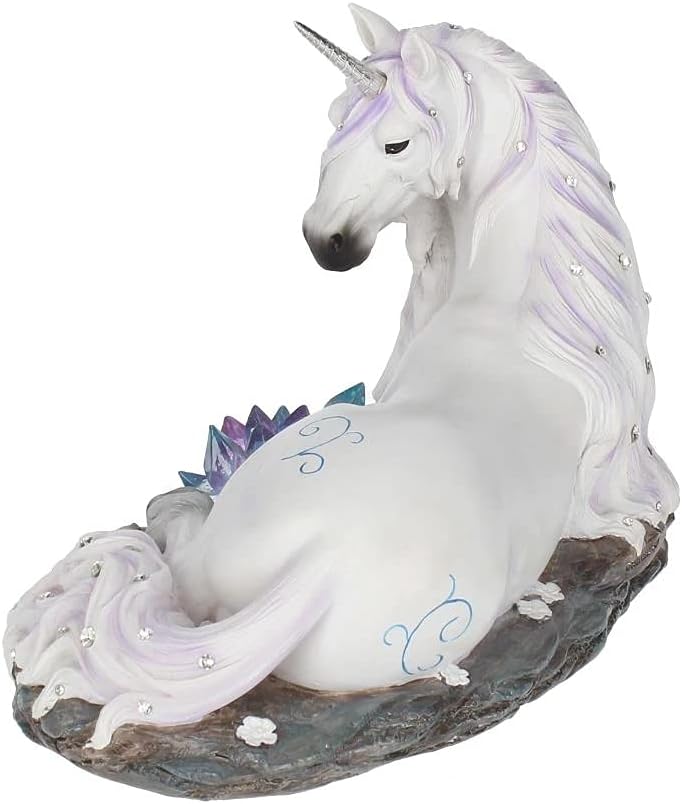 Nemesis Now B2832H7 Dekofigur Ruhe, 19 cm, Kunstharz, Weiss