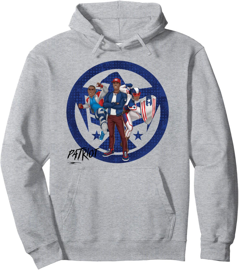 Marvel Rising Secret Warriors Patriot Costumes Pullover Hoodie