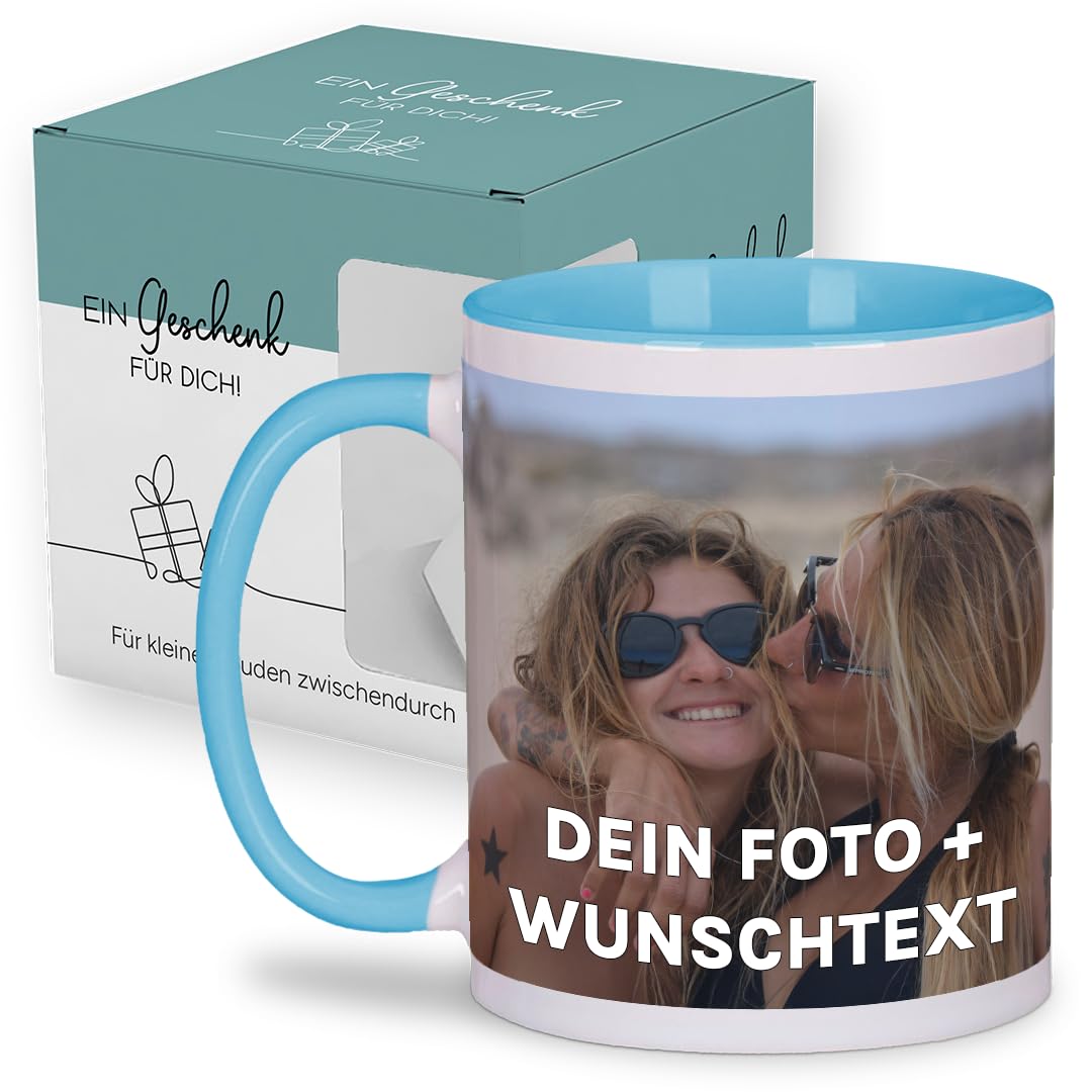 Personalisierte Tasse | personalisiert mit Foto oder Text | Tasse mit Bild | Geschenkidee | Fototass