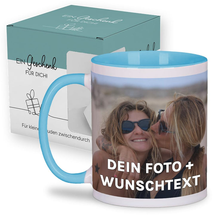 Personalisierte Tasse | personalisiert mit Foto oder Text | Tasse mit Bild | Geschenkidee | Fototass