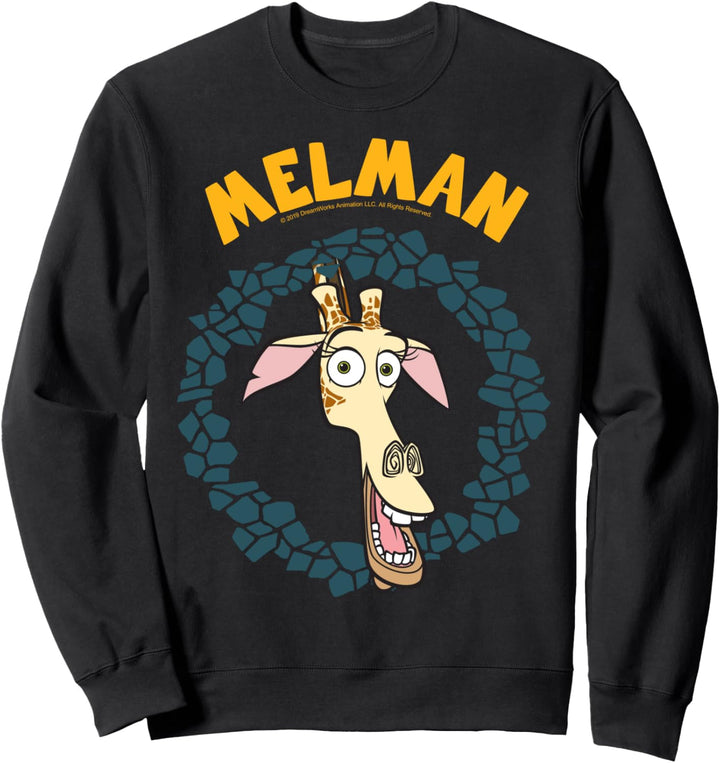 Madagascar Melman Large Circle Portrait Sweatshirt