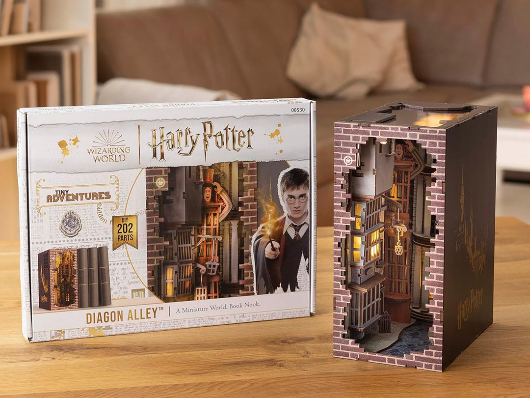 Revell Modellbausatz Tiny Adventures I Diagon Alley Harry Potter I 3D Miniaturhaus I DIY Book Nook H