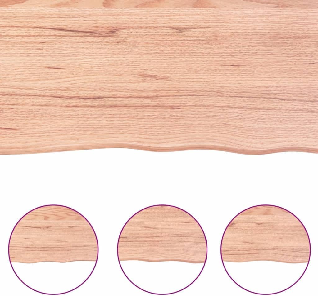 vidaXL Wandregal, Holzregal Regal Handgefertigt mit Baumkante, Wandboard Regalbrett Deko, Bücherrega