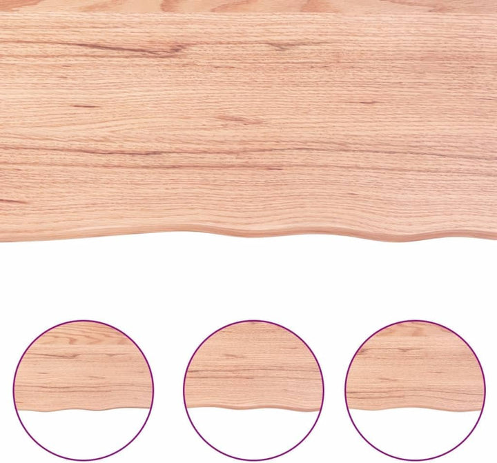 vidaXL Wandregal, Holzregal Regal Handgefertigt mit Baumkante, Wandboard Regalbrett Deko, Bücherrega