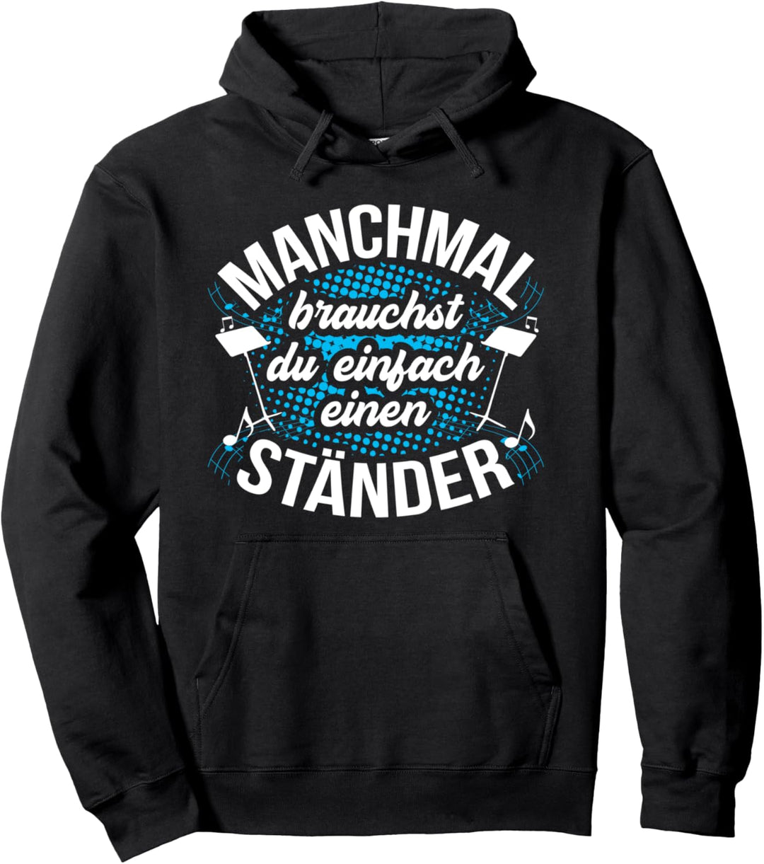 Musiker Geschenk Ständer Musizieren Fun Pullover Hoodie