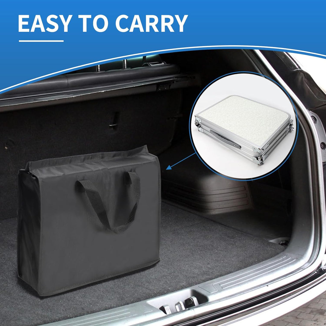 CPROSP Campingtisch Klappbar 90 * 40cm, Koffertisch Camping Faltbar, Camping Tisch, Markttisch Höhen