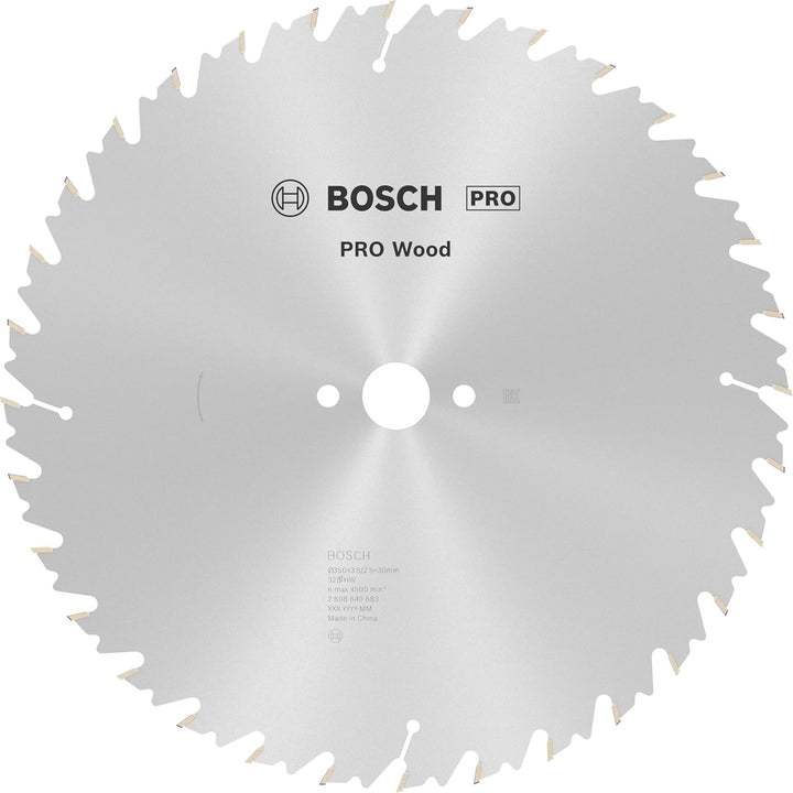 Bosch Professional 1x Kreissägeblatt Speedline Wood (für Holz, Sägeblatt Ø 350 x 30 x 3,5 mm, 32 Zäh