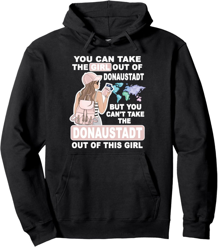 Cooles Mädchen aus Donaustadt City - Stolz Donaustadt Girl Pullover Hoodie