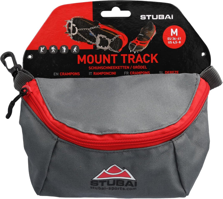 STUBAI Grödel für Wander-Schuhe | Mount Track | Antirutsch-Schuhkrallen aus Edelstahl für Winter, ru
