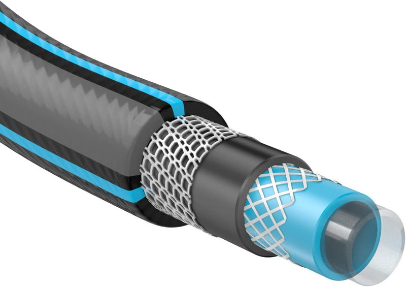 Cellfast Gartenschlauch Hobby, Formstabiler, Flexibel 6-lagiger Schlauch aus hochwertigem Doppelgefl